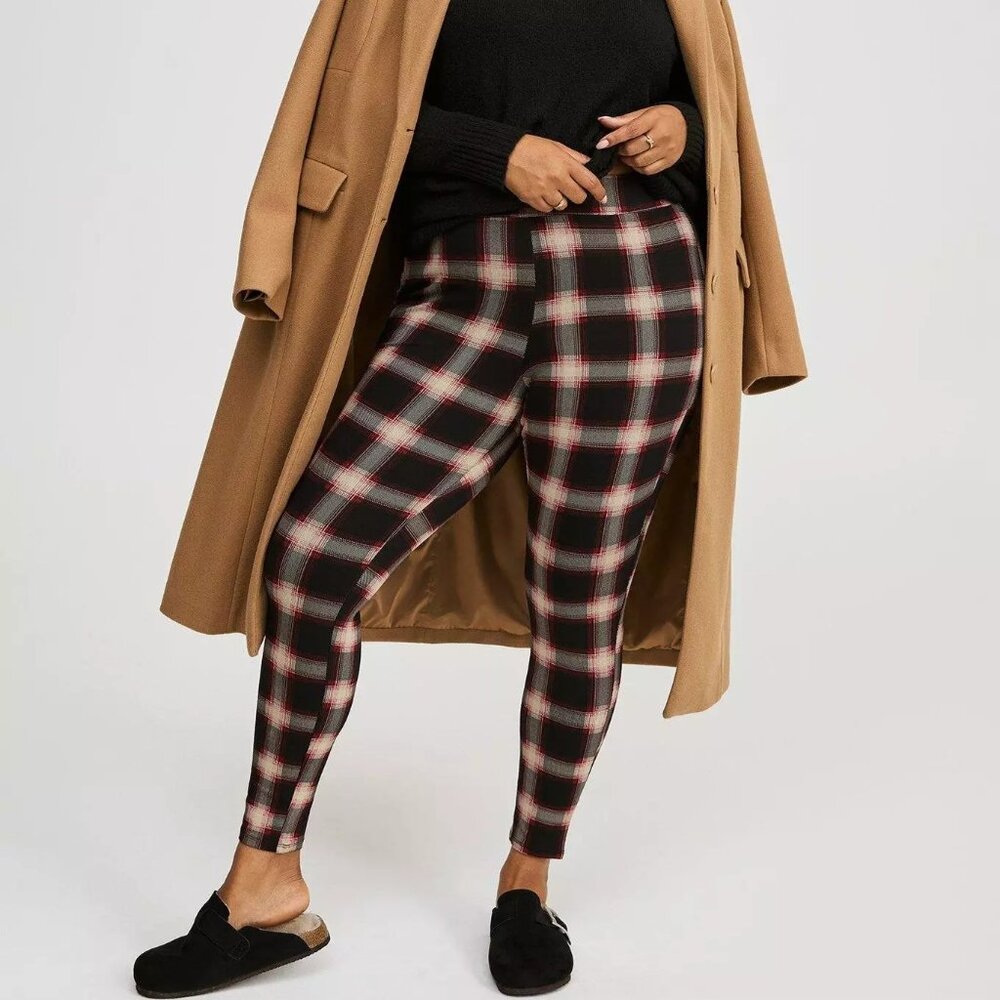 ❤️NWT TORRID POCKET LEGGING - MULTI PLAID - COMFORT WAIST -  PLUS SIZE